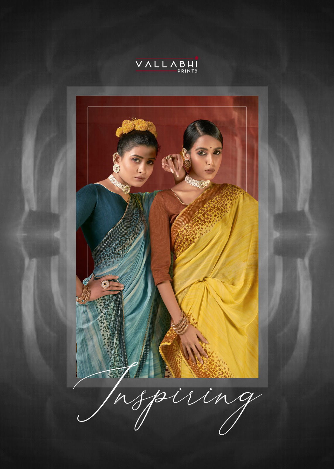 Naziya By Vallabhi Printed Chiffon Sarees Wholesale Shop In Surat